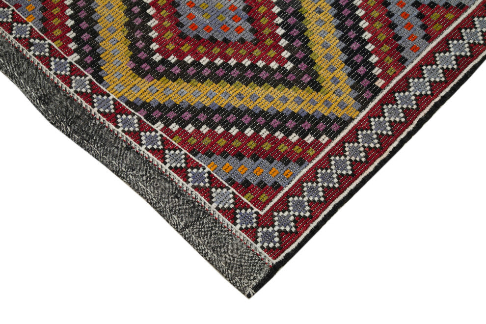 Rug N Carpet - Handmade Oriental 6' 1'' x 11' 7'' Tribal Wool Kilim Rug