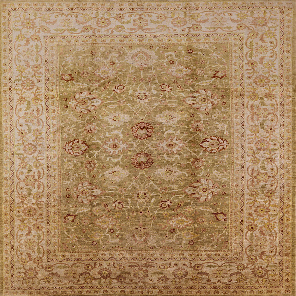 Ahgly Company Indoor Square Mid-Century Modern Area Rugs, 8' Square