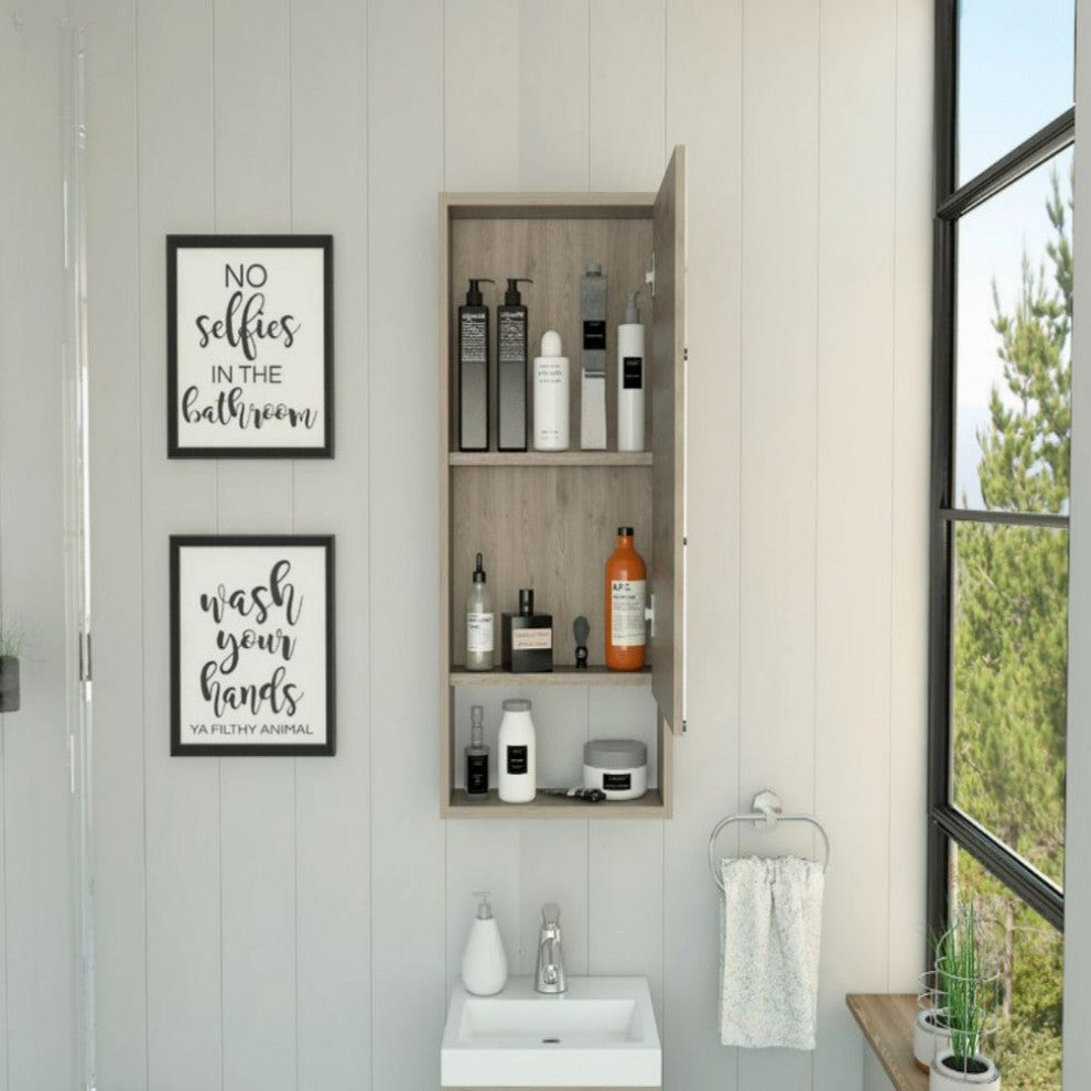 Medicine Cabinet Mirror Clifton, Bathroom, White