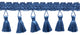 Tassel Fringe Trim, Style# ETF, Color# M45 - French Blue [5 Yards]