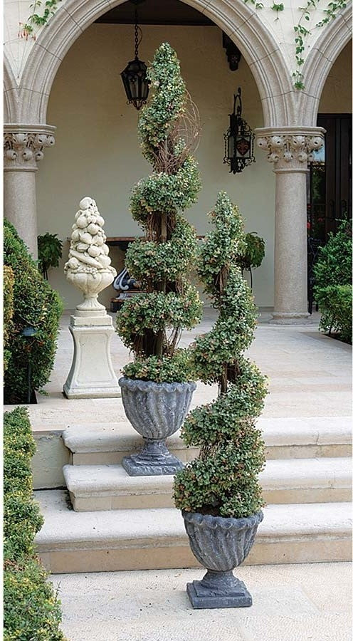 Spiral Topiary, 54"
