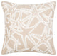 Surya Maricopa Cream Pillow Shell With Polyester Insert 20"H X 20"W