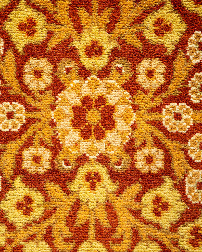 Mogul, One-of-a-Kind Hand-Knotted Area Rug Orange, 8' 2" x 10' 1"