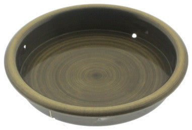 Genuine Solid Brass Round Flush Pull, Antique Brass