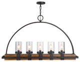 Uttermost Atwood 5-Light Rustic Linear Chandelier