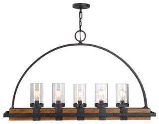 Uttermost Atwood 5-Light Rustic Linear Chandelier