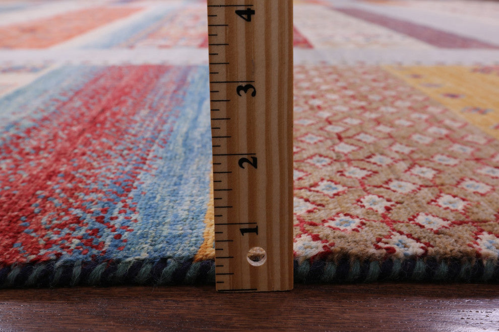 8' 3" X 9' 10" Tribal Persian Gabbeh Handmade Rug Q10583