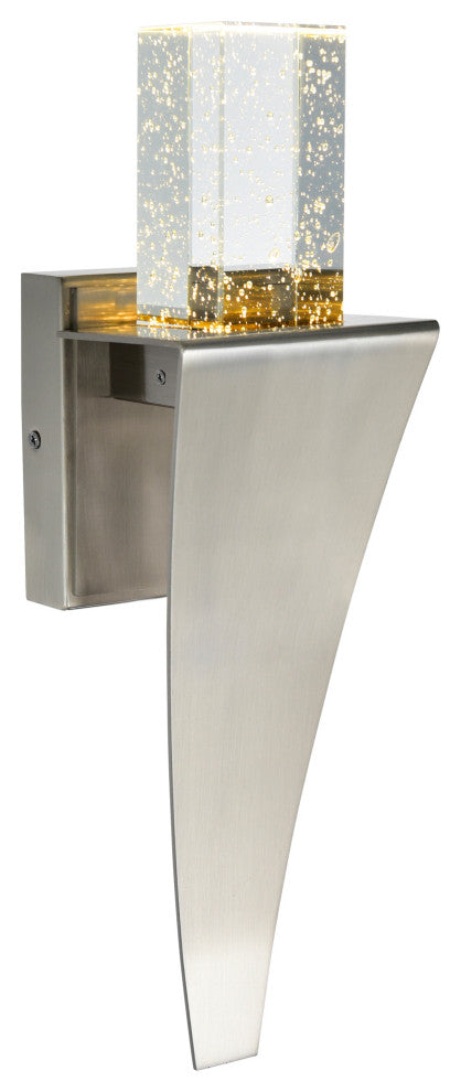 Catania LED Integrated Satin Nickel Wall Light
