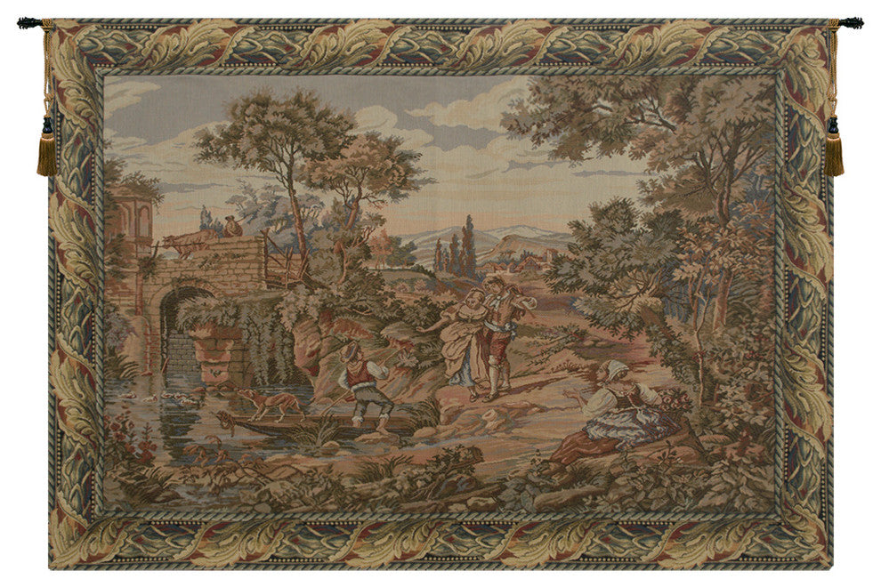 Ferry Crossing I, Wall Tapestry, 31"x48"