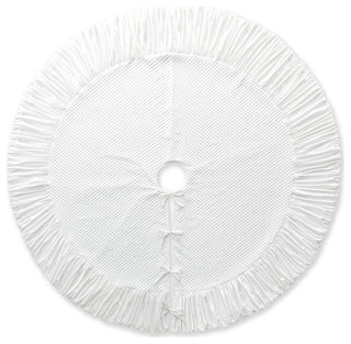 72"D Velvet Ruffled Christmas Tree Skirt