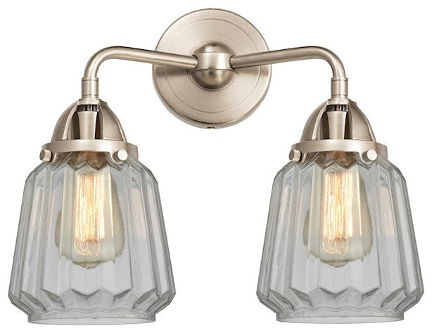 Innovations Lighting 288-2W-SN-G142-LED 2 Light, 14", Brushed Satin Nickel