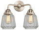 Innovations Lighting 288-2W-SN-G142-LED 2 Light, 14", Brushed Satin Nickel