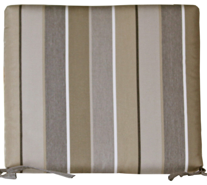 Outdoor Dining Chair Cushion, Milano Charcoal