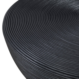 Uttermost 22919 Bongo 44"W Rattan Coffee Table - Black