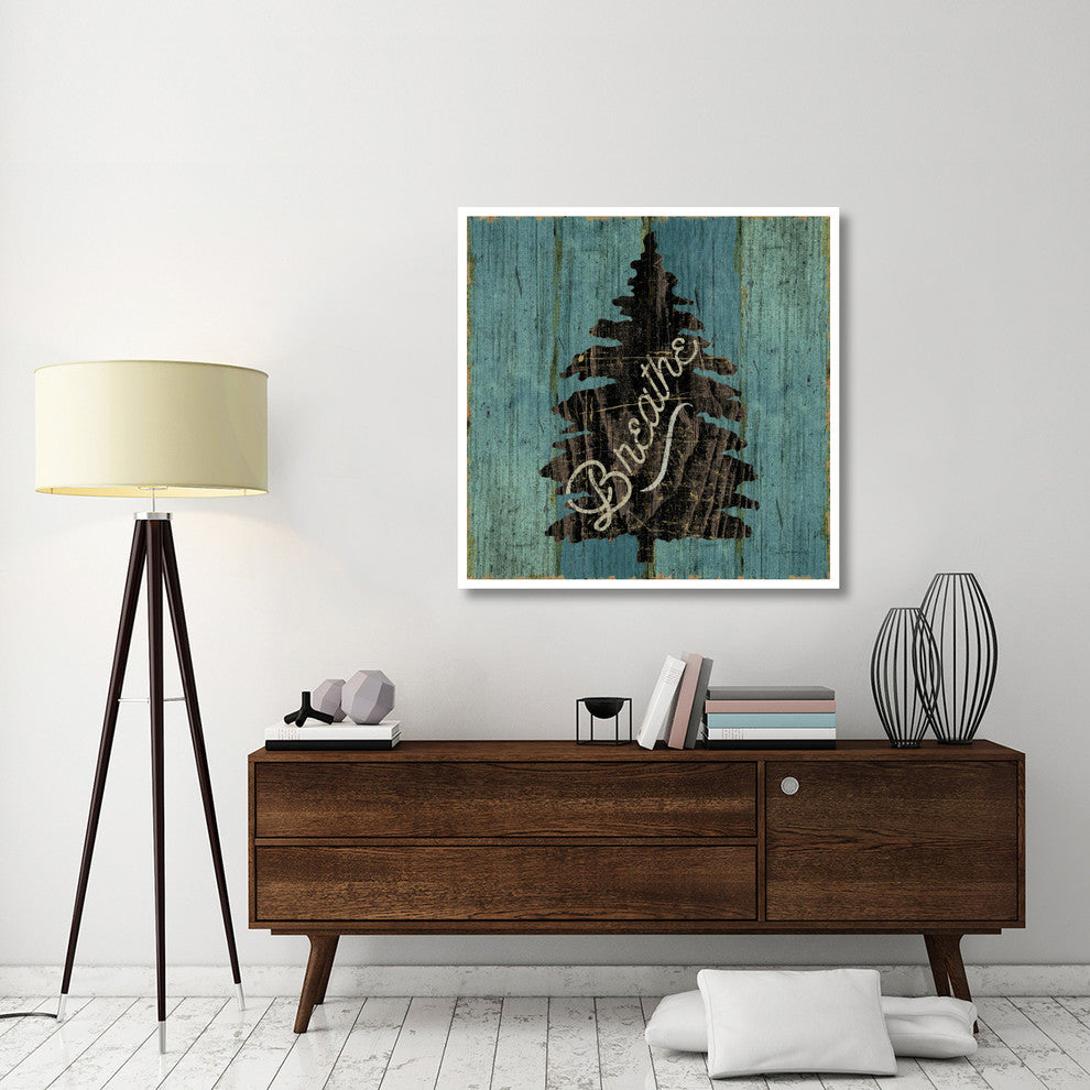 "Lake Lodge X" Digital Paper Print by Sue Schlabach, 42"x42"
