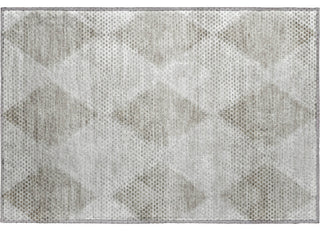 Premium Machine Washable Mayfield AMF539 Gray 1'8" x 2'6" Rug