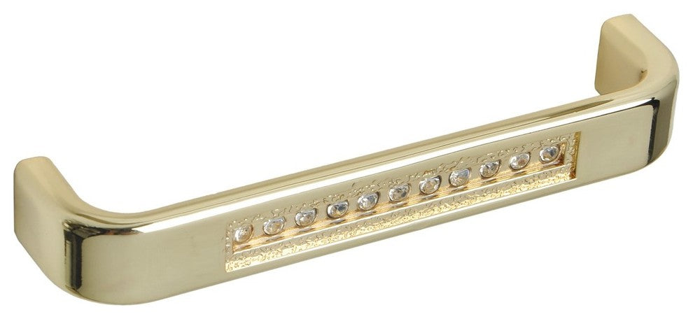Utopia Alley Gleam Cabinet Pull, Polished Gold, 3.75", 1 Pack