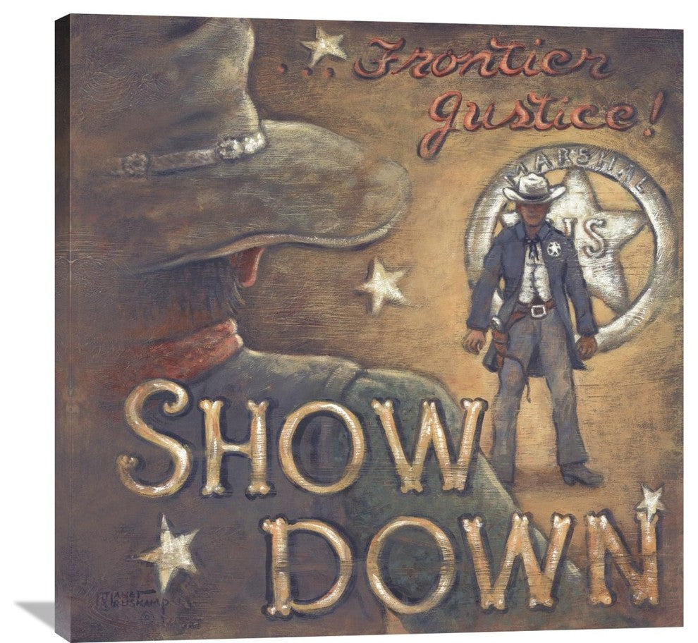 "Show Down" Artwork, 36" x 36"