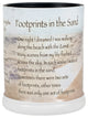 "Footprints in the Sand" Candle Jar Warmer