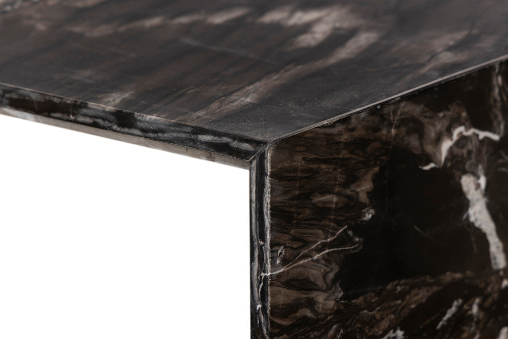 Canova Marble Coffee Table, Black, Coffee Table