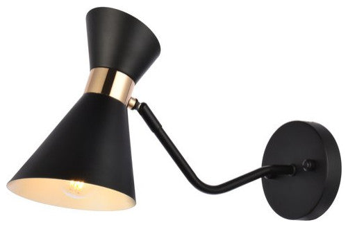 Harriet 5" Black Wall Sconce