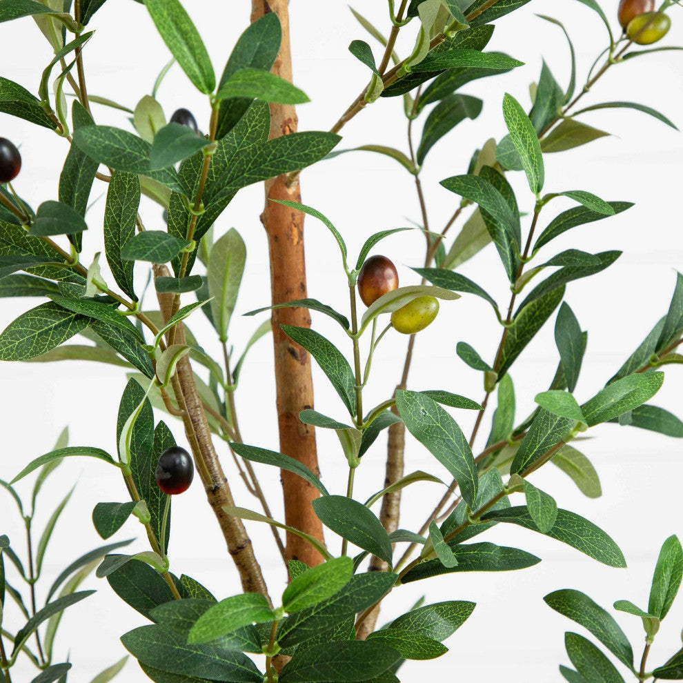 5ft. Artificial Olive Tree With Natural Trunk
