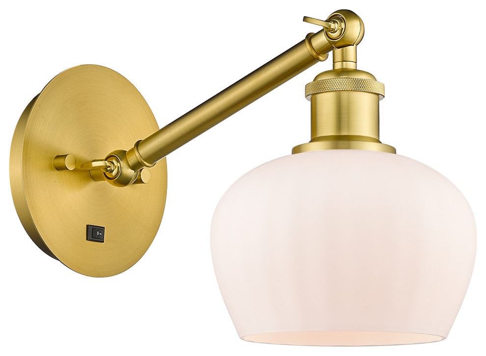 Innovations 317-1W-SG-G91 1-Light Sconce, Satin Gold