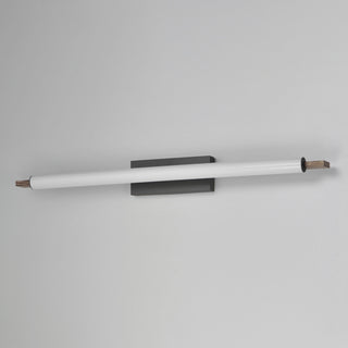 ET2 E24938 Joist 5" Tall LED Wall Sconce - White Alabaster / Natural Aged Brass