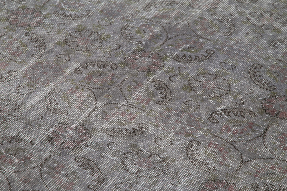Rug N Carpet - Hand-knotted Turkish 6' 11" x 10' 5" Vintage Large Area Rug