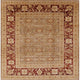 Ahgly Company Indoor Square Mid-Century Modern Area Rugs, 7' Square