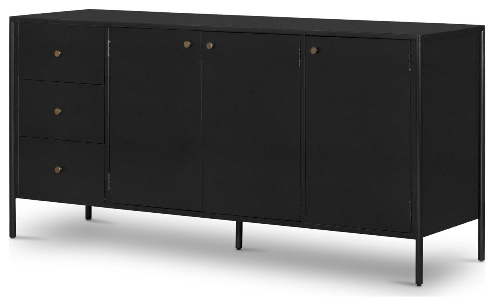 Four Hands Soto Sideboard, 74", Black