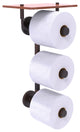 Prestige Skyline 3 Roll Toilet Paper Holder with Wood Shelf, Venetian Bronze