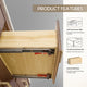 Porto Bath Vanity with White Quartz Stone Top, Dark Brown Oak, 48 in., No Mirror
