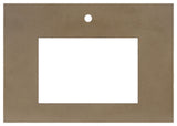 30" Native Stone Vanity Top in Earth- Rectangle with Single Hole Cutout