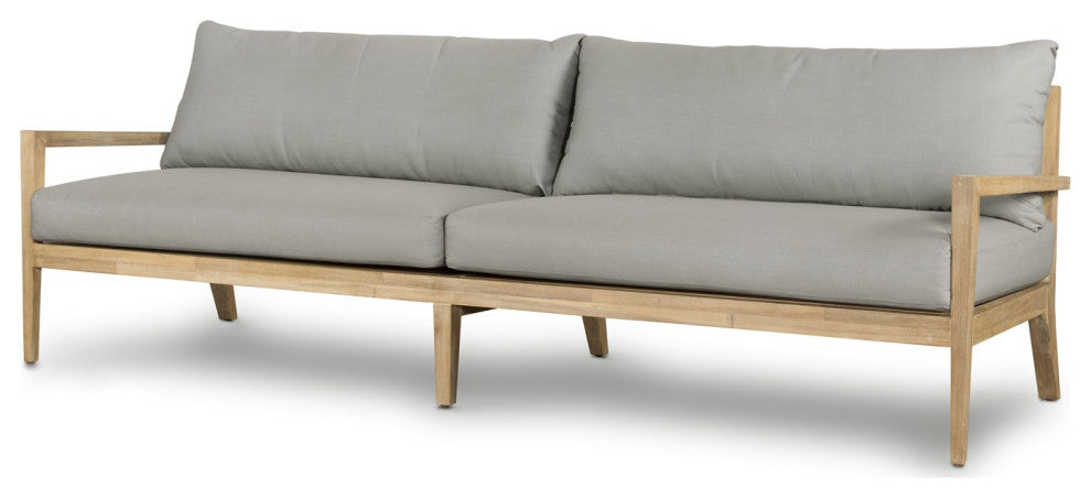 Amaya Outdoor Sofa-94"-Natural Acacia
