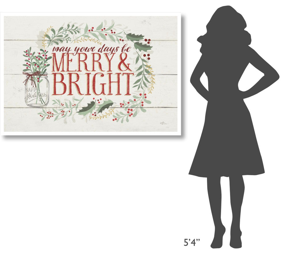 "Seasons Greetings I" Digital Paper Print by Janelle Penner, 50"x34"