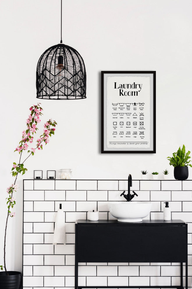 "Laundry Room IV" Framed Painting Print, 8x12