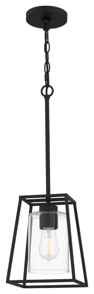 Prescott 1-Light Mini Pendant, Matte Black