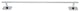 Genoa 24" Towel Bar in Polished Chrome