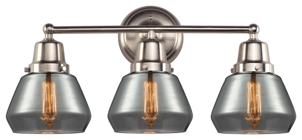 Innovations 623-3W-SN-G173 3-Light Bath Vanity Light, Brushed Satin Nickel