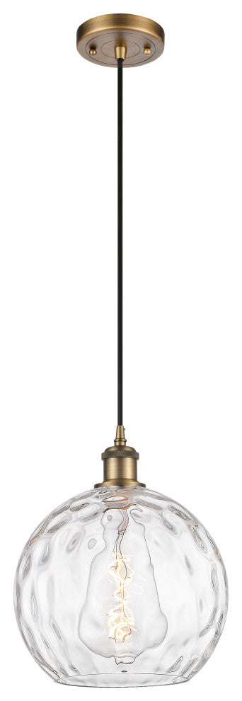 Innovations 516-1P-BB-G1215-10 1-Light Mini Pendant, Brushed Brass