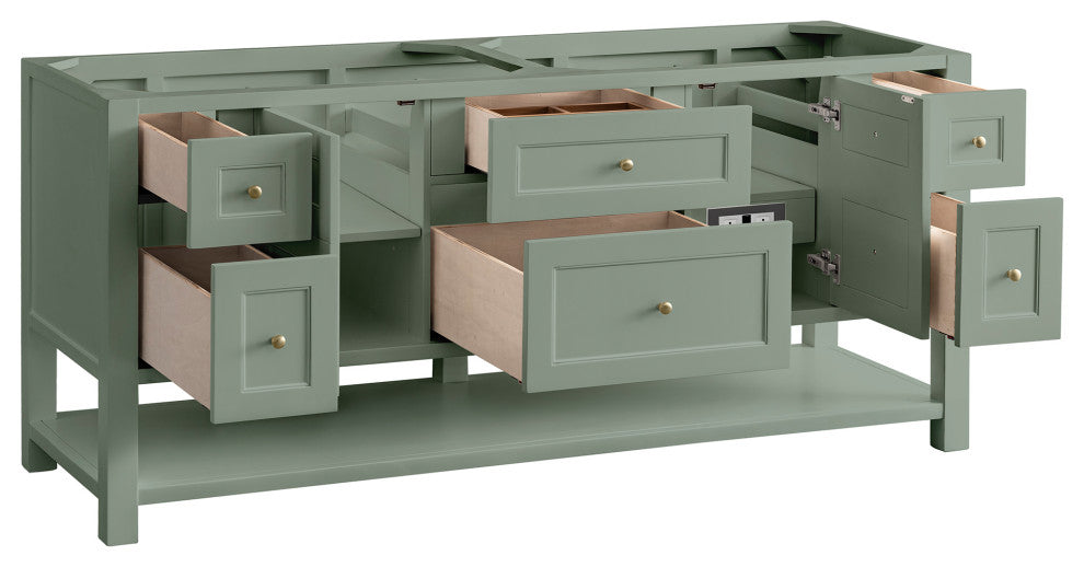 Breckenridge 72" Double Vanity, Smokey Celadon