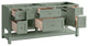 Breckenridge 72" Double Vanity, Smokey Celadon