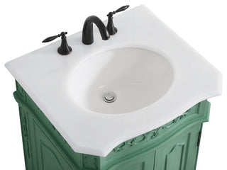 Bathroom Vanity, Vintage Mint, 24", Single Sink