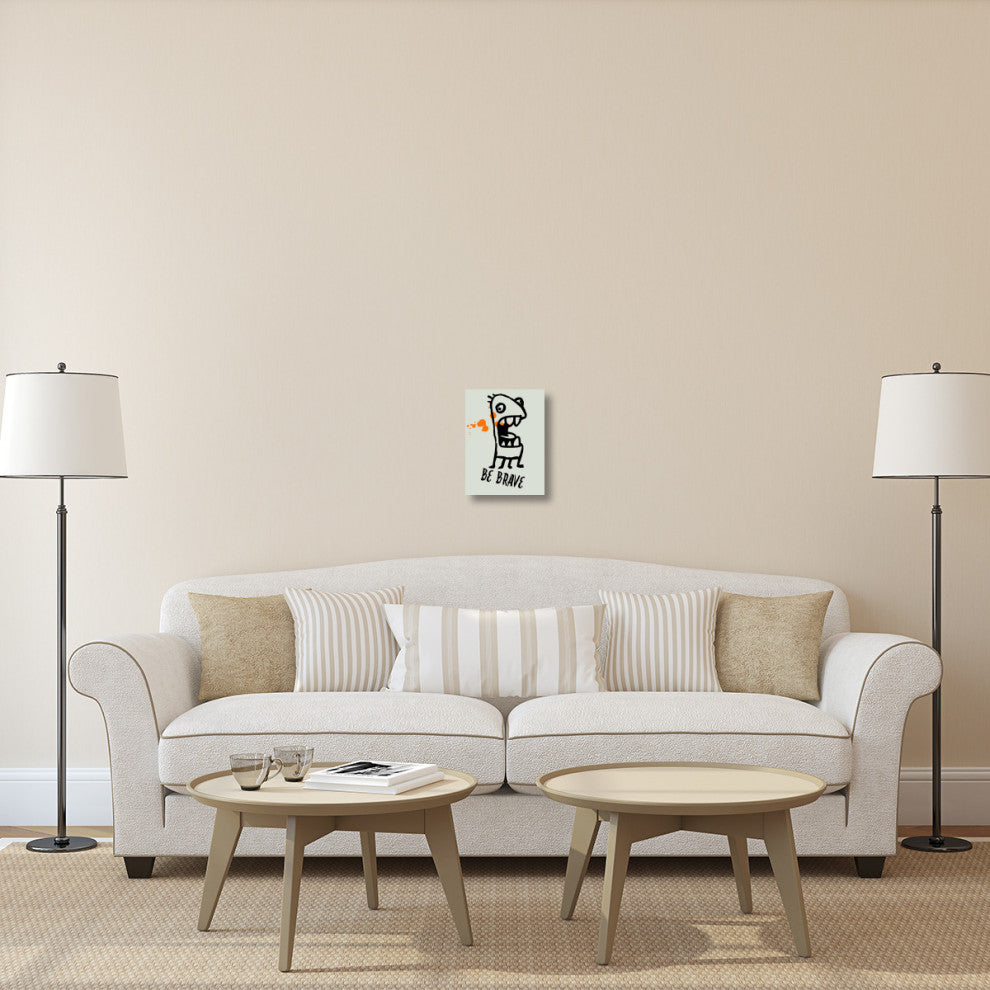 "Be Brave Poster 1" Fine Art Print