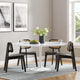 Lippa Round Wood Top Dining Table, White, 60"
