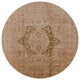 Ahgly Company Indoor Round Mid-Century Modern Area Rugs, 8' Round