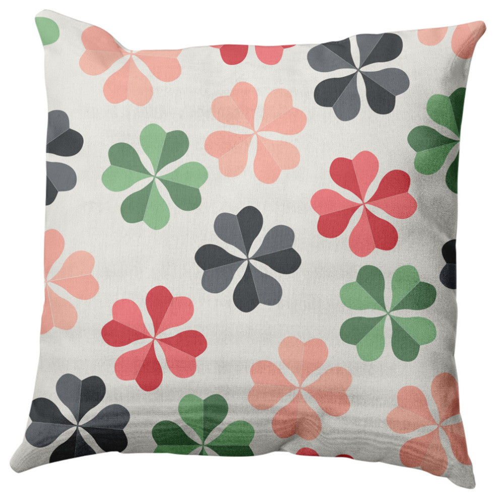 Lucky Patch St. Patrick's Day Decorative Throw Pillow, Pepper, 18x18"