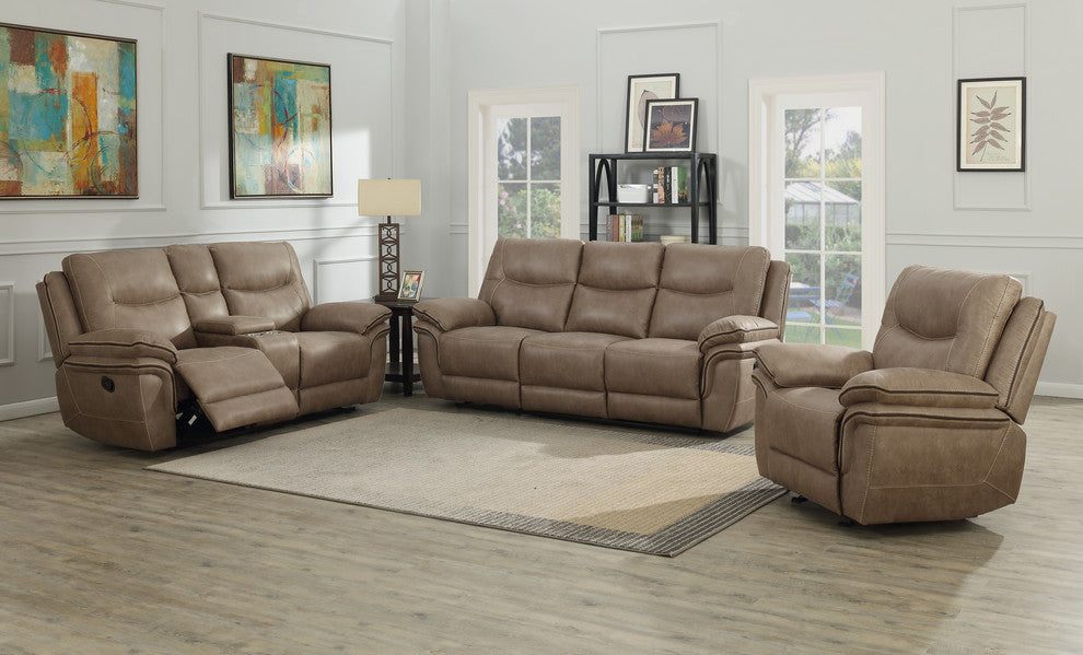 Isabella Recliner Sofa, Sand