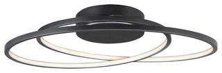 ET2 E21322 Cycle 25"W LED Semi-Flush Ceiling Fixture - Black